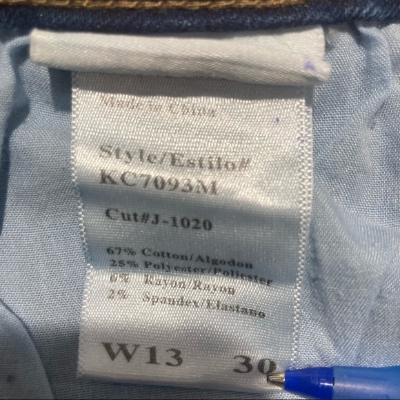 KANCAN Sz 13  x 30 High Rise Skinny Mid-Wash Jeans - Picture 8 of 10